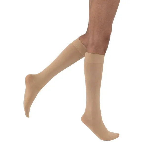 Jobst Opaque SoftFit 20-30 mmHg Knee High Closed Toe Medium Natural