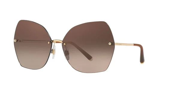 Dolce & Gabbana DG2204 Sunglasses, 64-14-140, 02/6E Gold