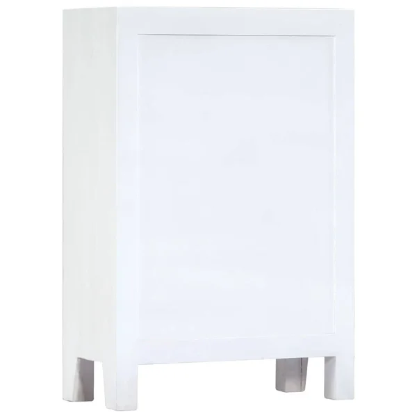 vidaXL Carved Sideboard White 23.6x22x11.8x22x35x22 Solid Mango Wood