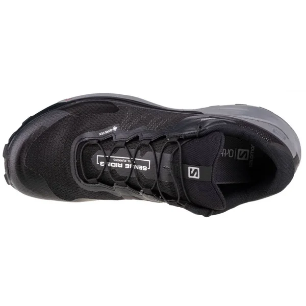 Salomon Men's Sense Ride 3 GTX Invisible Fit Shoe, Size: 10, Black
