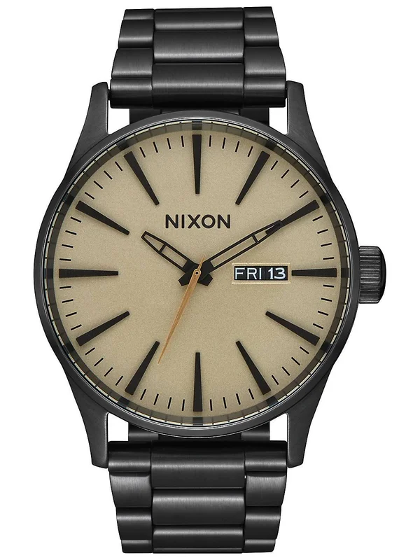Nixon - Black Khaki Sentry SS Watch