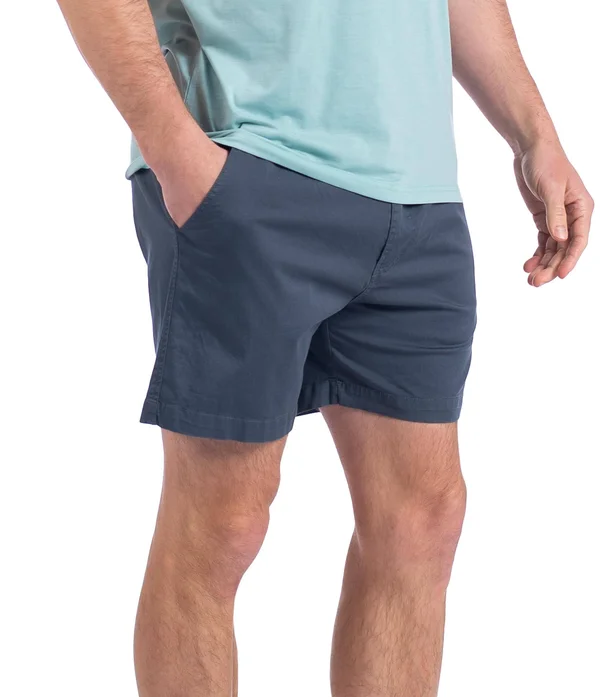 Garment Washed Harbor Shorts Dark Slate - XL