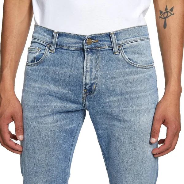 Carhartt WIP Rebel Pant Spicer Blue Stretch Denim, 11.75 oz - Blue - 34/34 - Men