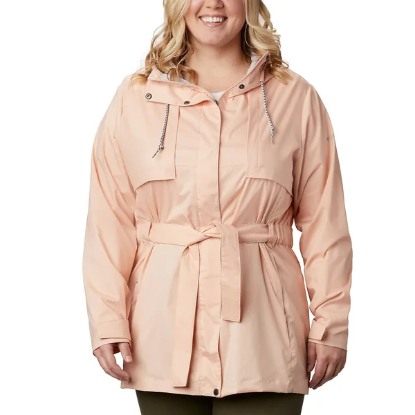 Columbia Pardon My Trench Rain Jacket - Women's Dark Nocturnal - 1x