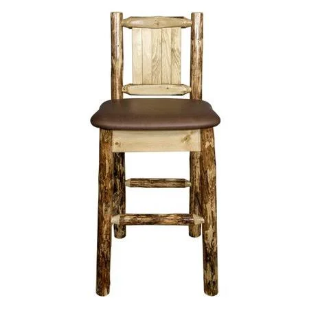 Southborough 24x22 Counter Stool Loon Peak Upholstery: Brown