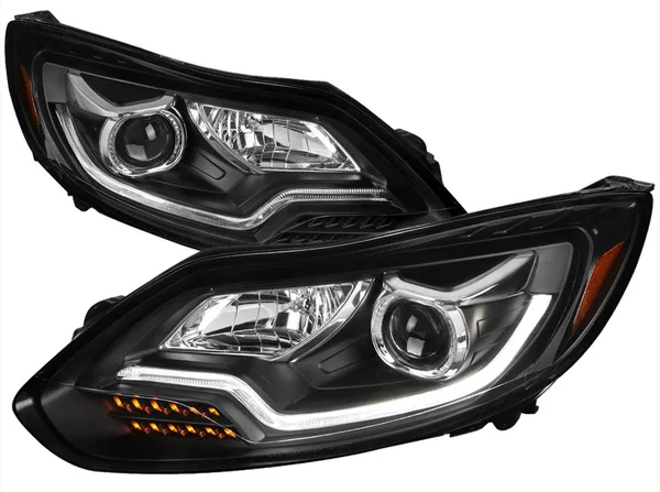 Spec-D Tuning 2Lhp-Foc12Jm-Sq-Oz 12-14 Ford Focus Projector Headlights
