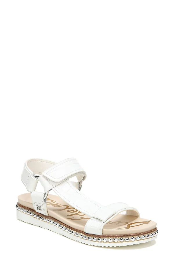 Sam Edelman White Annalise Sandals
