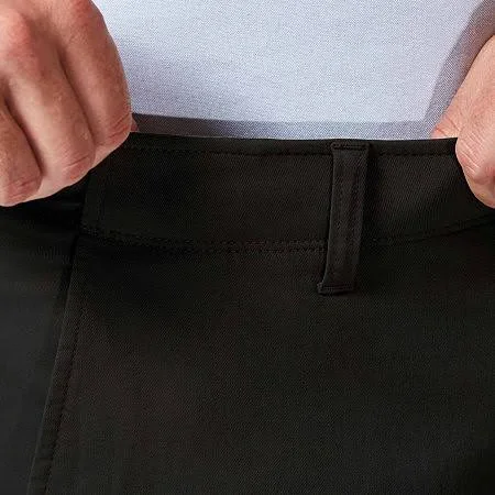 Haggar Men's Coastal Comfort Flat Front Chino Pant Classic Fit Hc00223, Size: 42X29, Black