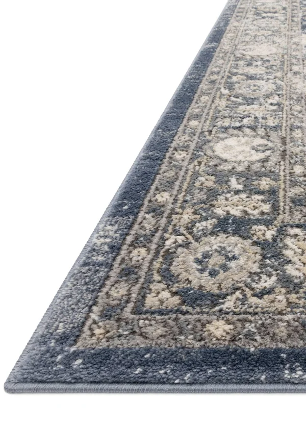 Loloi II Teagan TEA-01 Denim Mist Rug - 5 ft 3 in x 7 ft 6 in