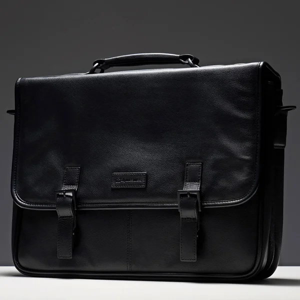 Alpine Swiss Genuine Leather 15.6” Laptop Briefcase Flap Over Messenger Bag - 16" x 12.5" x 4"