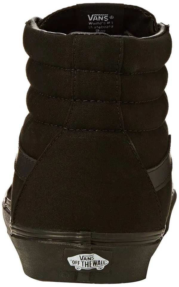 Vans Women's Canvas SK8-Hi Shoes, Black, Size 6.5