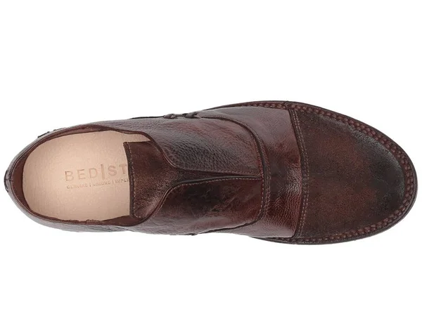 Bed|Stu Rose Women's Leather Slip on 6.5 - Teak Dip Dye