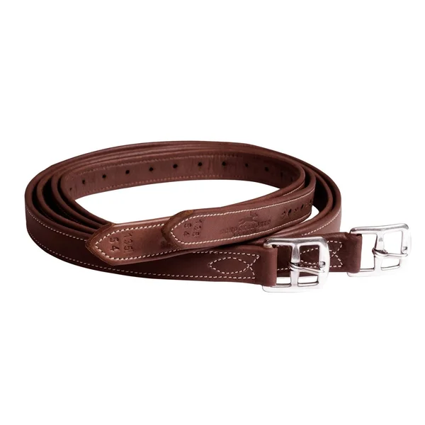 Schockemohle Chantilly Stirrup Leathers - Royal Oak/Cream