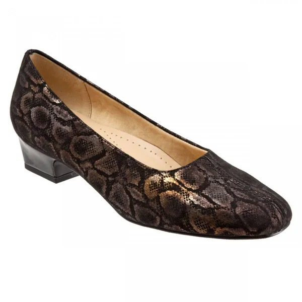 Trotters Women's Doris, Size: 6.5, Navy Micro Suede