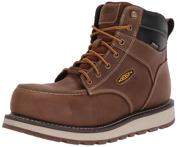 Keen Utility 6x22 Cincinnati Composite Toe Waterproof Boots, Men's Belgian/Sandshell