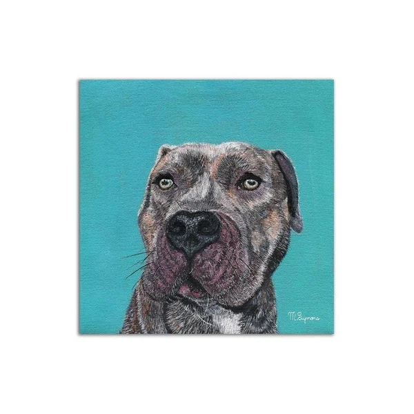 24x22 x 24x22 Good Boy by Melissa Symons Print on Canvas