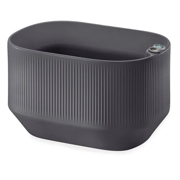 Mod Self-Watering Planter - 20x22x14x22x12x22 - Slate - Crescent Garden