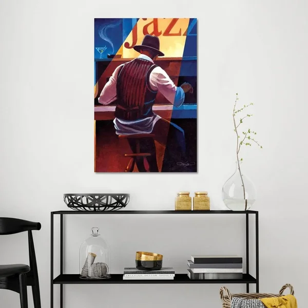 Keith Mallett Canvas Art Prints - Ragtime ( Music > Jazz Music art)