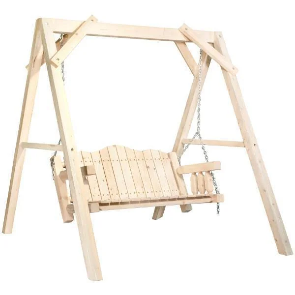 Homestead Lawn Swing with A Frame - Men's, Size: 88, Ready to Finish