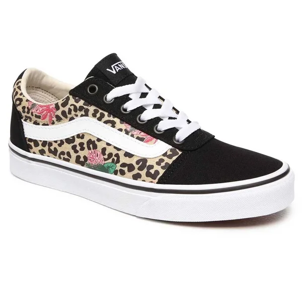 Vans Ward Cheetah Print/Floral Women's Shoes - Size: 7