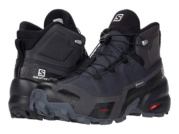 Salomon Men's Cross Hike Mid GTX Boot - 10.5 - Phantom, Black, Ebony