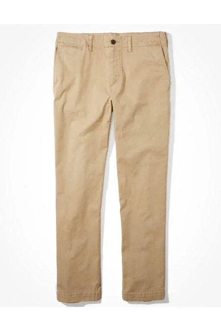 Ae Flex Original Straight Chino Men's Light Khaki 34 x 32
