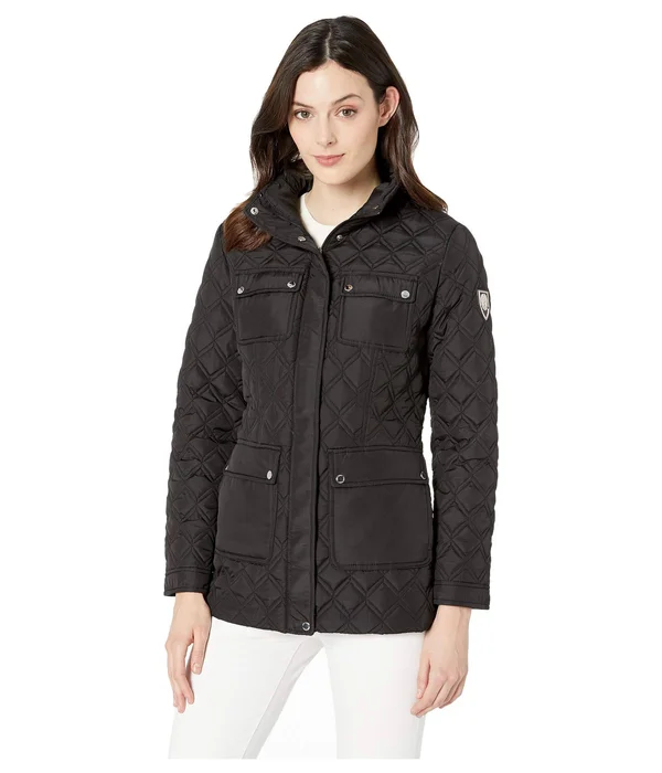 Vince Camuto 28x22 Quilted Jacket, LG (US 12-14) One Size, Black