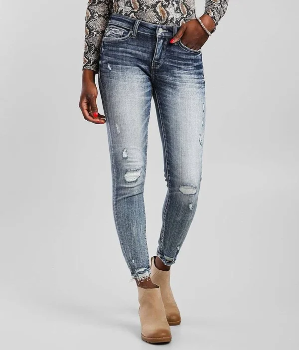 Buckle Black Fit NO. 53 Mid-Rise Ankle Skinny Jean - Blue 38/27, Women