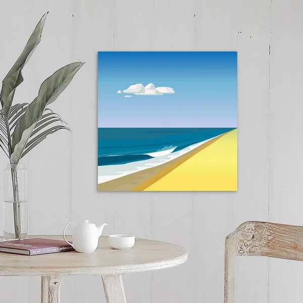 Rothko Beach, Large Solid-Faced Canvas Wall Art Print, Great Big Canvas