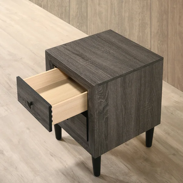 Carson Carrington Kaalaslupa Contemporary 2-Drawer Nightstand - Espresso