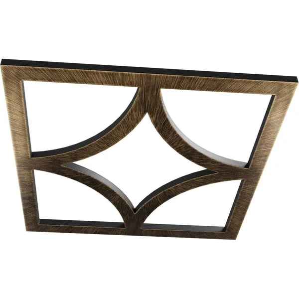 Ekena Millwork CMPP36X36STABZ 36x22OD x 23x22ID x 1x22P Statesman Architectural Grade PVC Pierced Ceiling Medallion - Antiqued Br