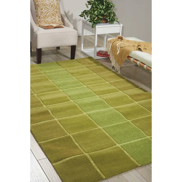 Nourison Westport Green Area Rug WP31 5& x 8&
