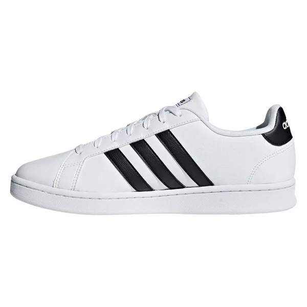 Adidas Grand Court Trainers White Black - 36
