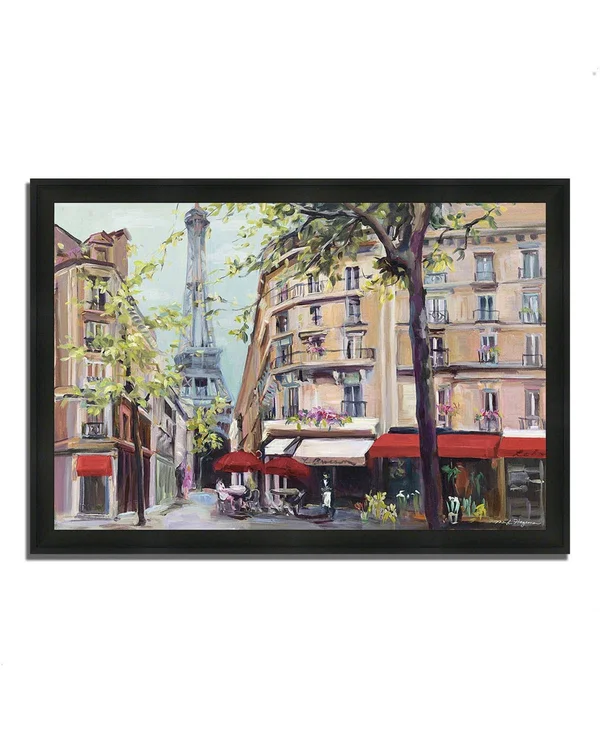 Tangletown Fine Art 33x22 x 46x22 Springtime in Paris by Marilyn Hageman Framed Painting Print