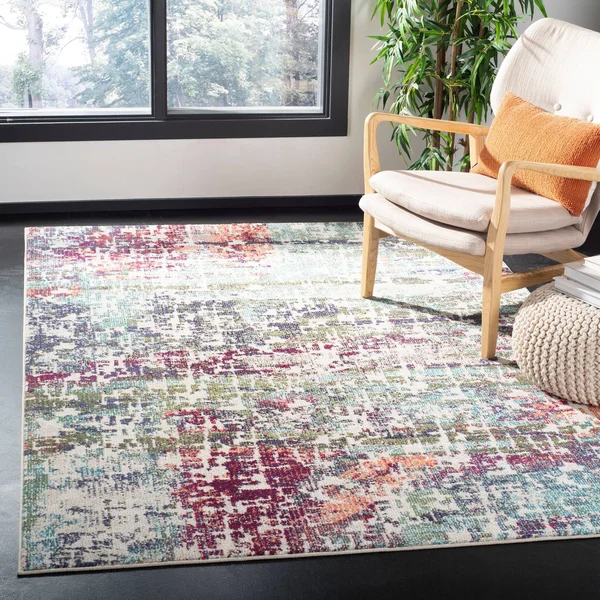 Safavieh Madison 469 Area Rug - Cream, Blue, 6&7x22 x 6&7x22 Round