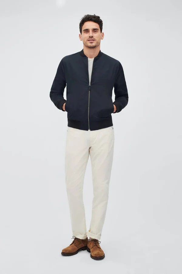 Men's Bonobos The Boulevard Water Repellent Bomber Jacket