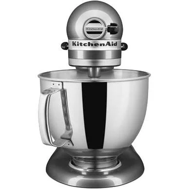 KitchenAid Artisan 5 Qt. Stand Mixer with Pouring Shield KSM150PS, Silver Metallic
