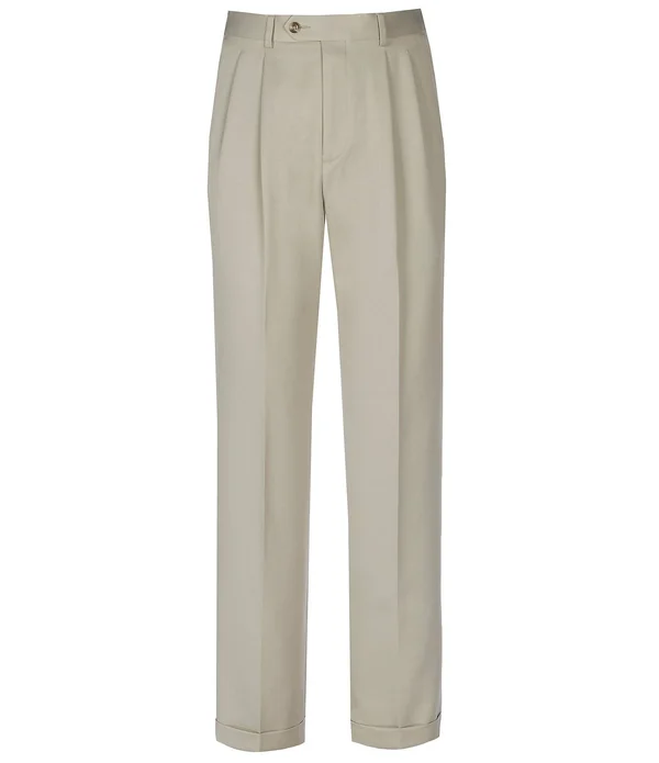 Roundtree Yorke Travel Smart Non-Iron Pleated Ultimate Comfort Microfiber Dress Pants, Mens, 42 34, Navy - Dillard&s Exclusive
