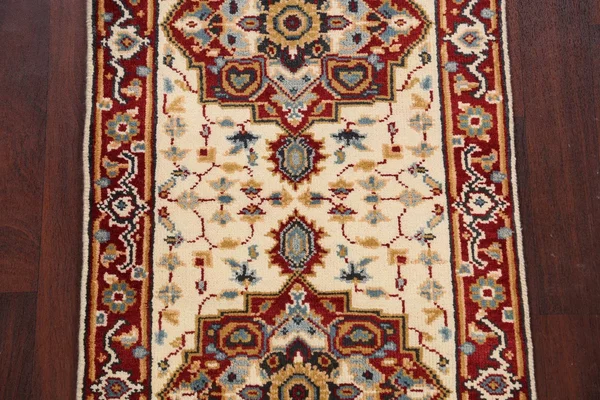 Geometric Heriz Oriental Area Rug 3x6