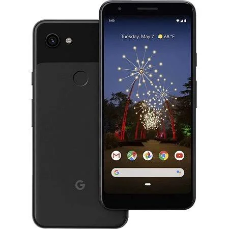 Google Pixel 3A G020G 64GB Black T-Mobile - Very Good Condition - Size: 5.96 in x 2.76 in x 0.32 in