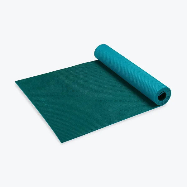 Gaiam 2-Color Yoga Mat - Navy/Pink, 3mm