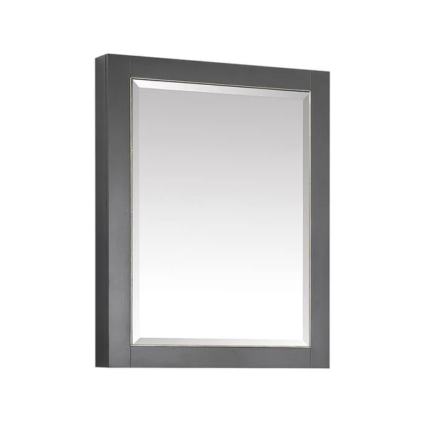 Avanity 170512-MC22-TGG Allie-Austen 22 inch Mirror Cabinet for in Twilight Gray with Gold Trim