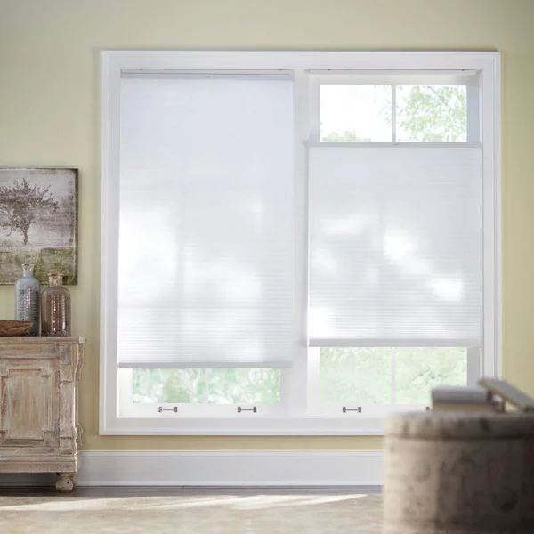 Home Decorators Collection Snow Drift White Top Down Bottom Up Light Filtering Cellular Shade - 30.5 in. W x 72 in. L