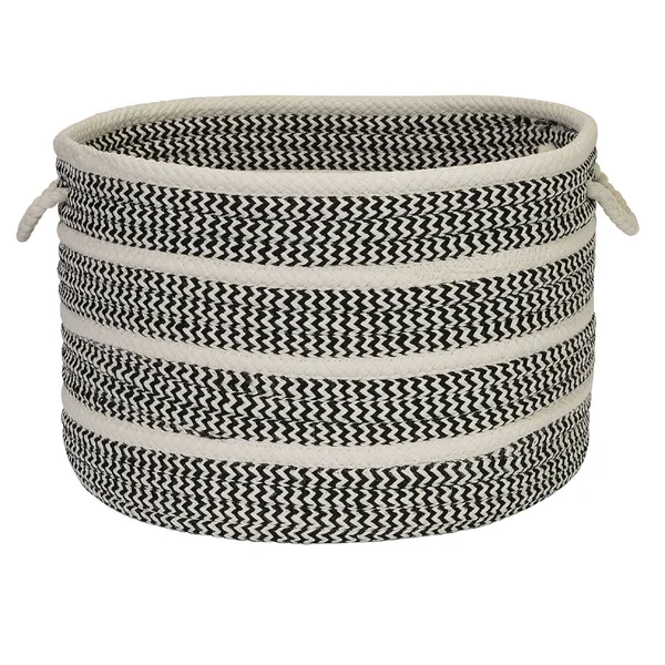 Colonial Mills Poppy Banded Mix Basket - Black