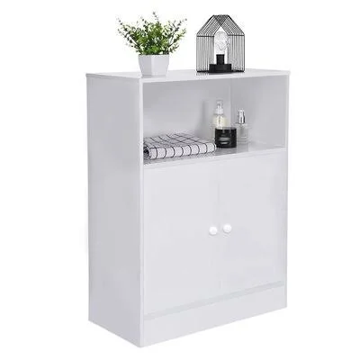 Bathroom Storage Corner Floor Cabinet Latitude Run