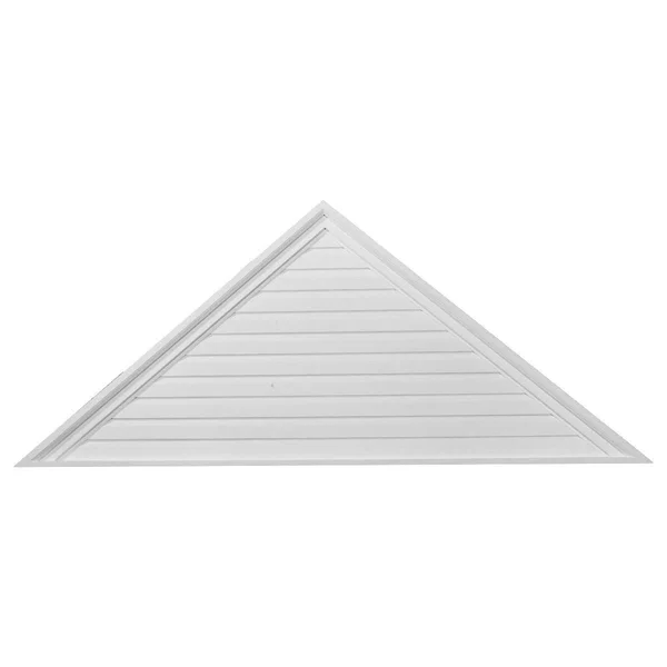 Ekena Millwork GVTR65X27D 65-inch W x 27-inch H x 2 1/4-Inch P Pitch 10/12 Triangle Gable Vent - Decorative