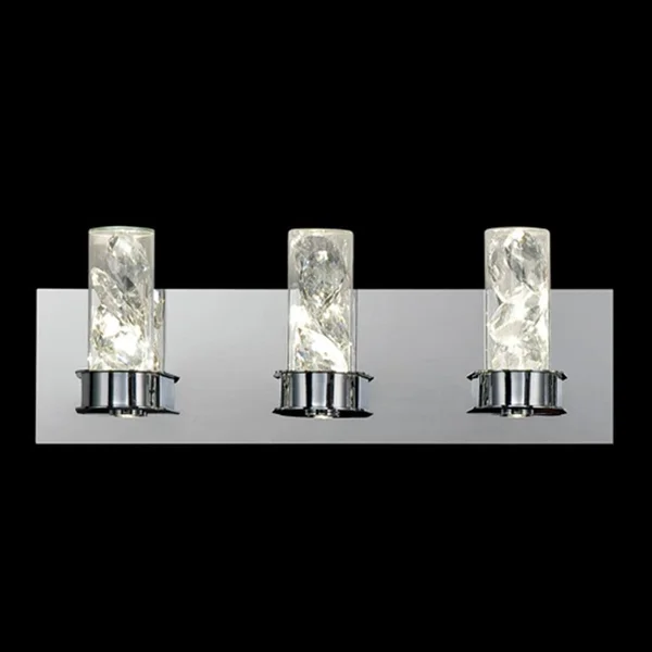 Home Decorators Collection Cusseta 23-Watt Crystal Integrated LED 3-Light Vanity Light