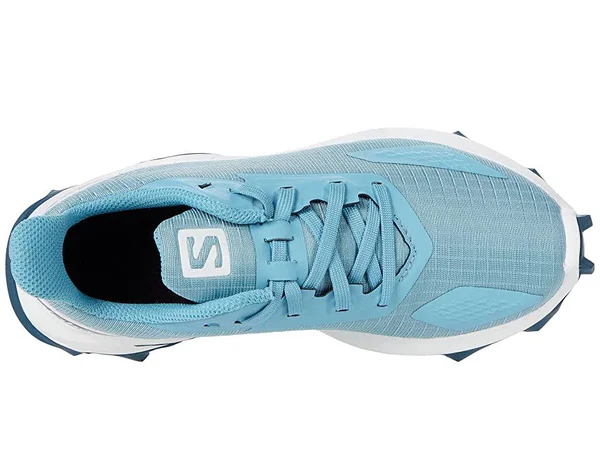 Salomon Alphacross Blast Junior Trail-Running Shoes Blue 4 Kids