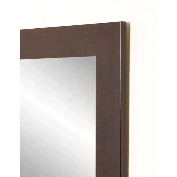 Espresso Grain Wall Mirror - Walnut - 25.5 x 38