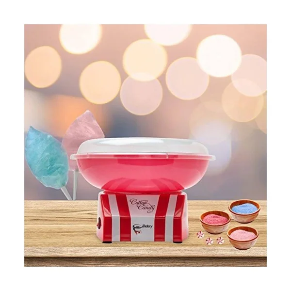 The Candery Cotton Candy Machine - Bright - Colorful Style- Makes Hard Candy, Sugar Free Candy, Sugar Floss, Homemade Sweets for
